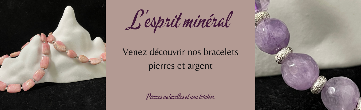 Notre gamme de bracelets pierres et argent